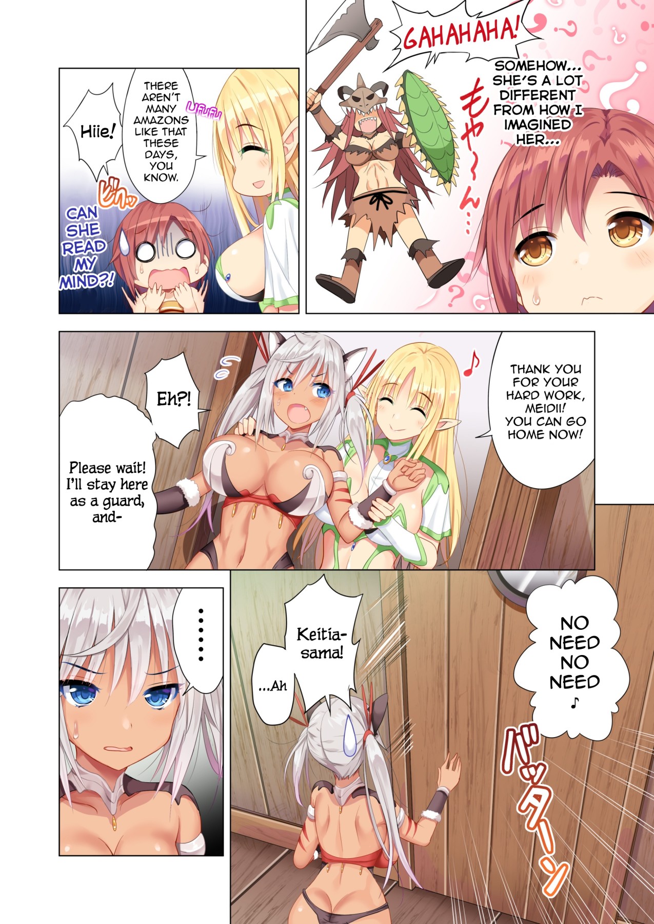 Hentai Manga Comic-I Was Caught by Lewd Amazons-Read-5